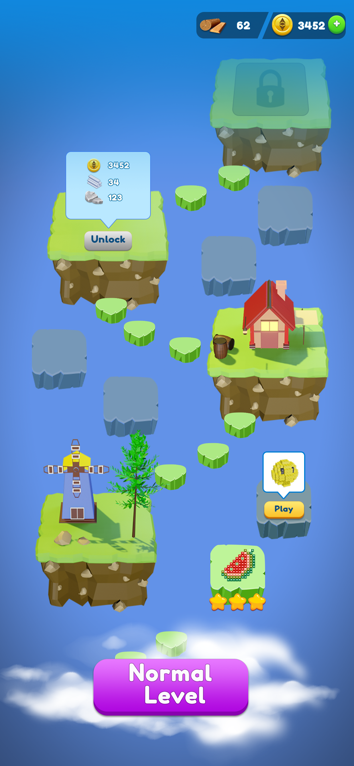 اسکرین شات 2 بازی Tap Unlock 3D : Away Puzzle
