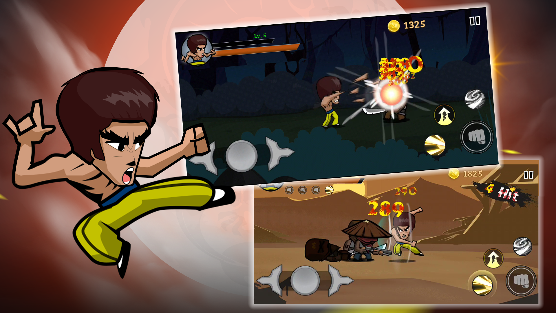 اسکرین شات 4 بازی KungFu Fighting Warrior