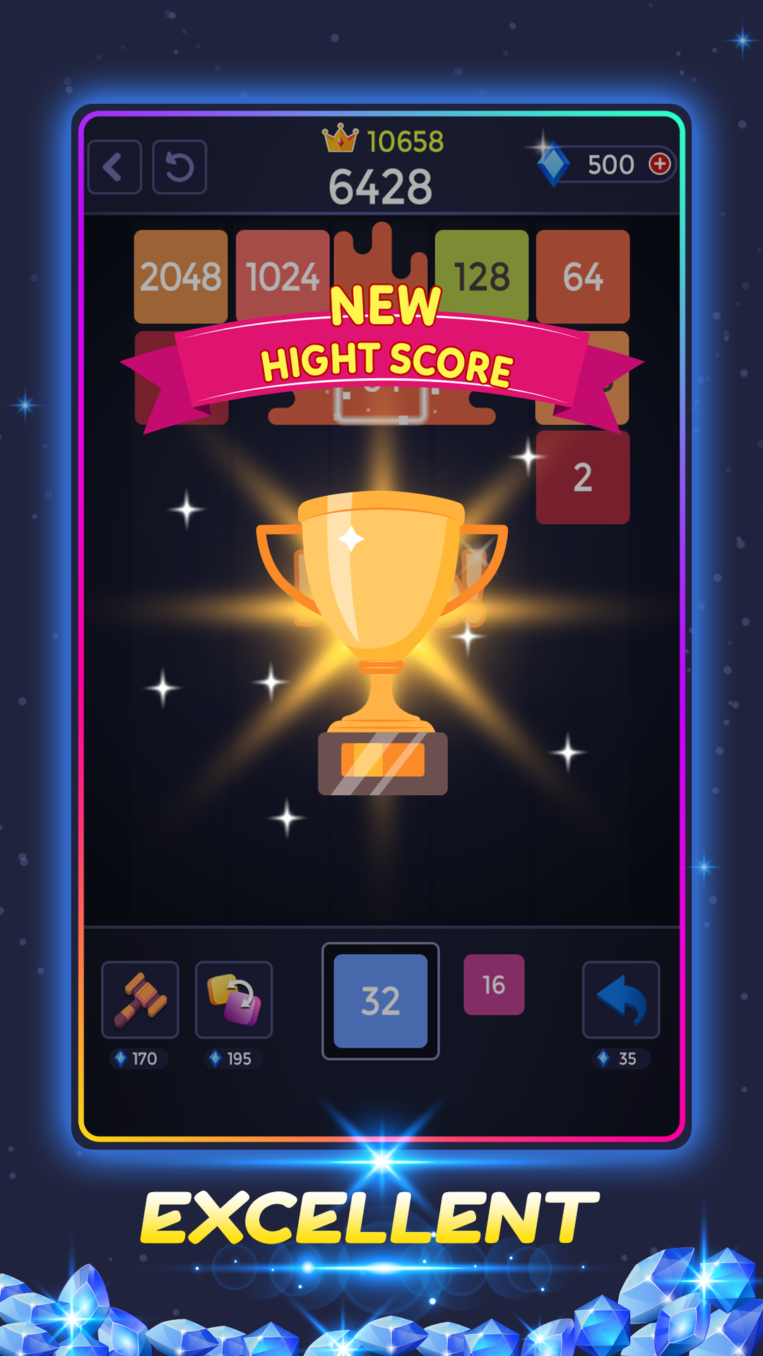 اسکرین شات 3 بازی X-Blocks Merge Number