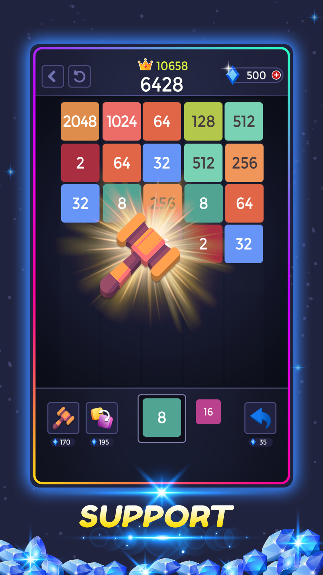 اسکرین شات 4 بازی X-Blocks Merge Number