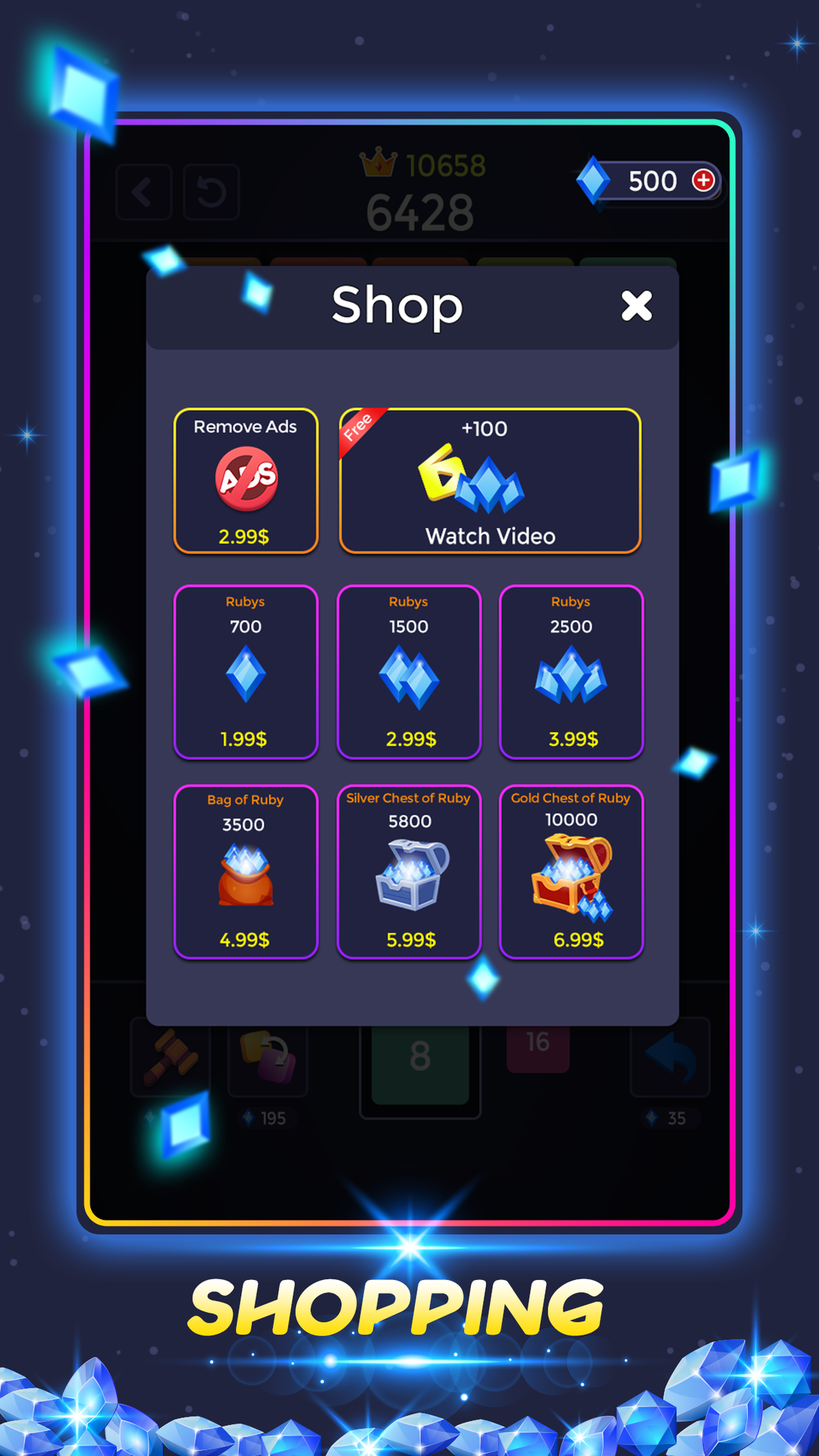 اسکرین شات 5 بازی X-Blocks Merge Number