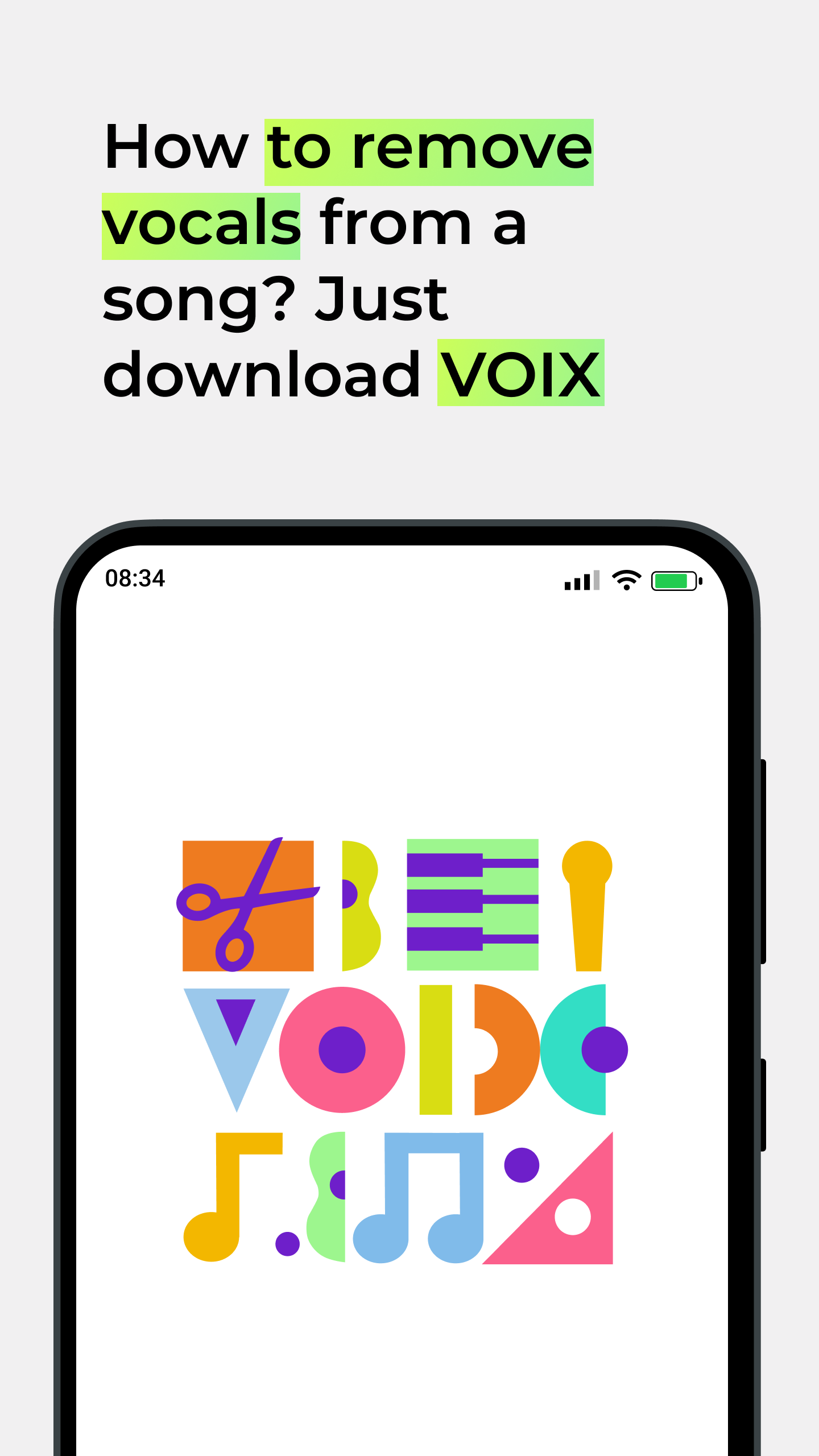 اسکرین شات 1 برنامه Vocal Remover, Karaoke : voix