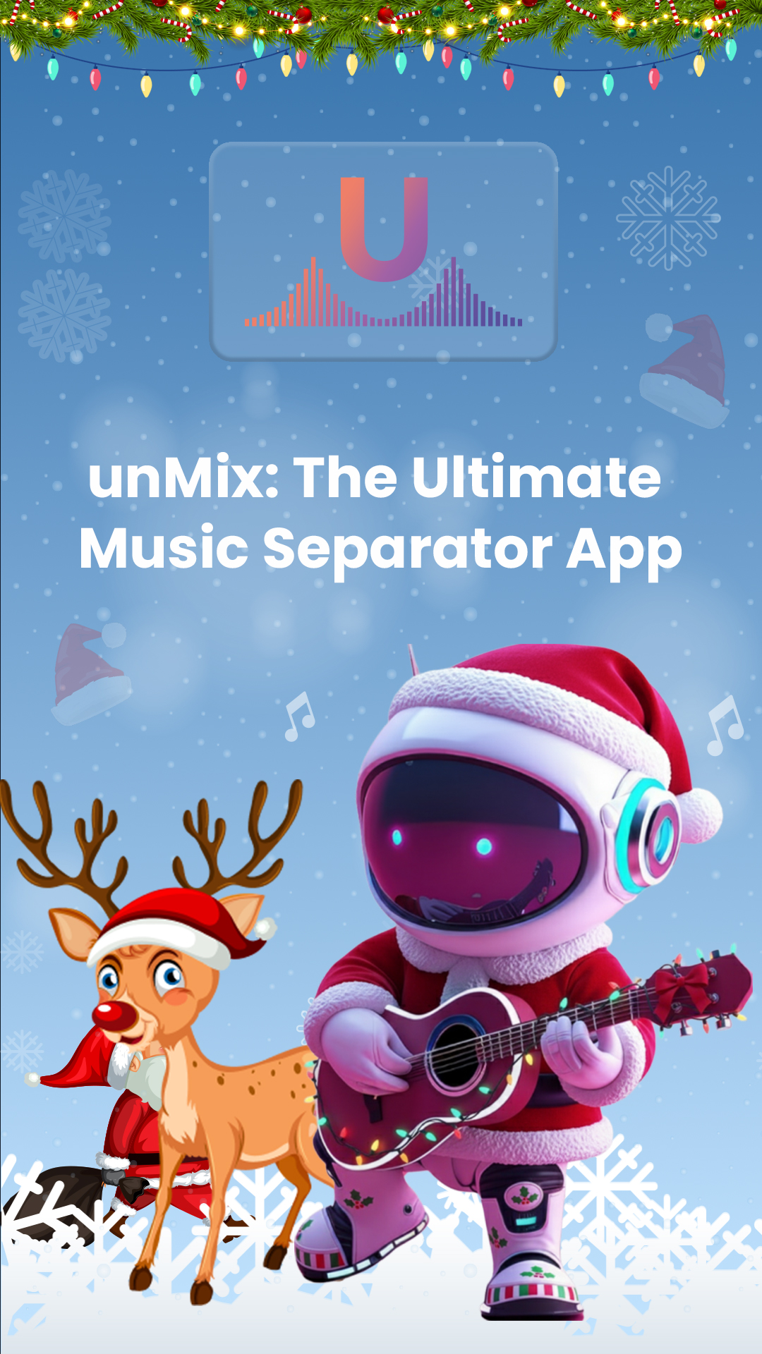 اسکرین شات 1 برنامه unMix - AI Vocal Remover