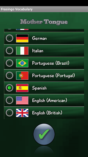 اسکرین شات 1 برنامه Learn English Vocabulary. American and British