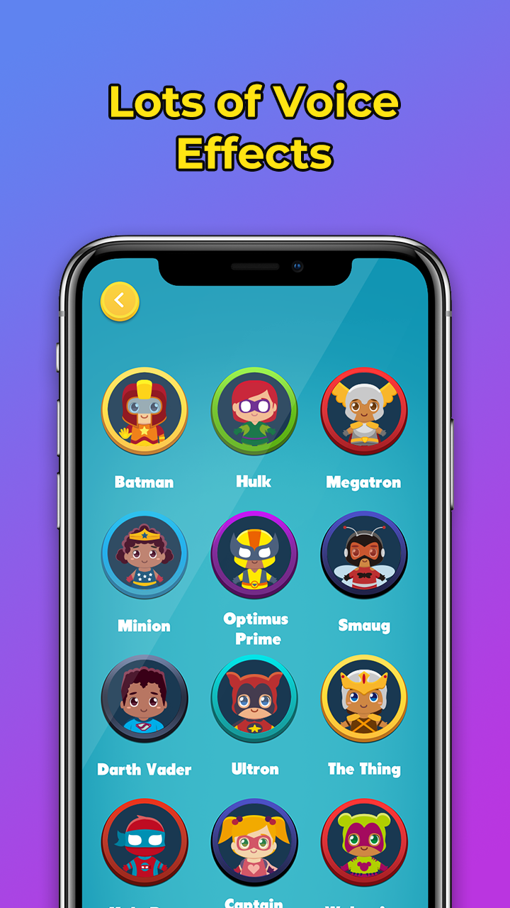 اسکرین شات 7 برنامه Voice Changer Voice Editor App