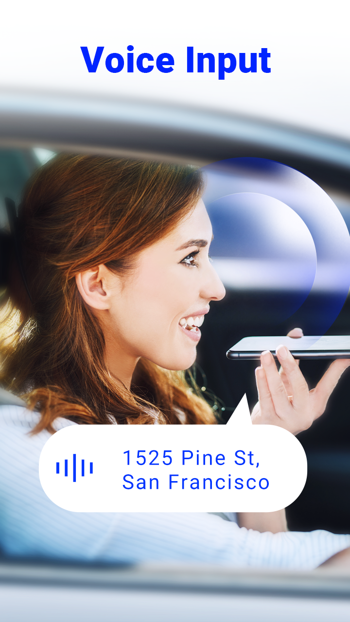 اسکرین شات 1 برنامه GPS Voice Navigation: Live Map