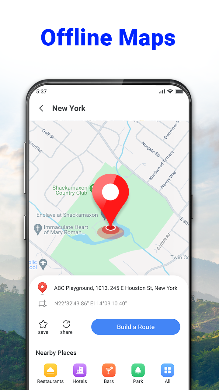اسکرین شات 5 برنامه GPS Voice Navigation: Live Map