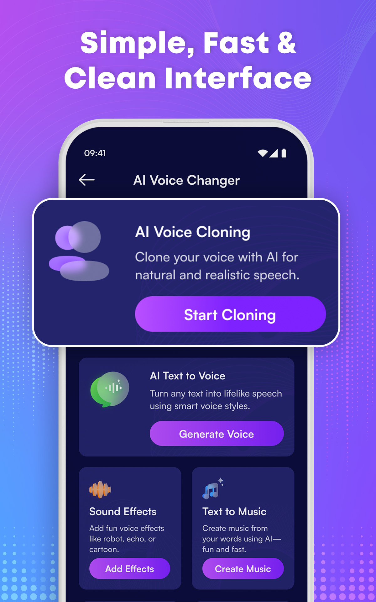 اسکرین شات 7 برنامه AI Voice Changer : Modifier