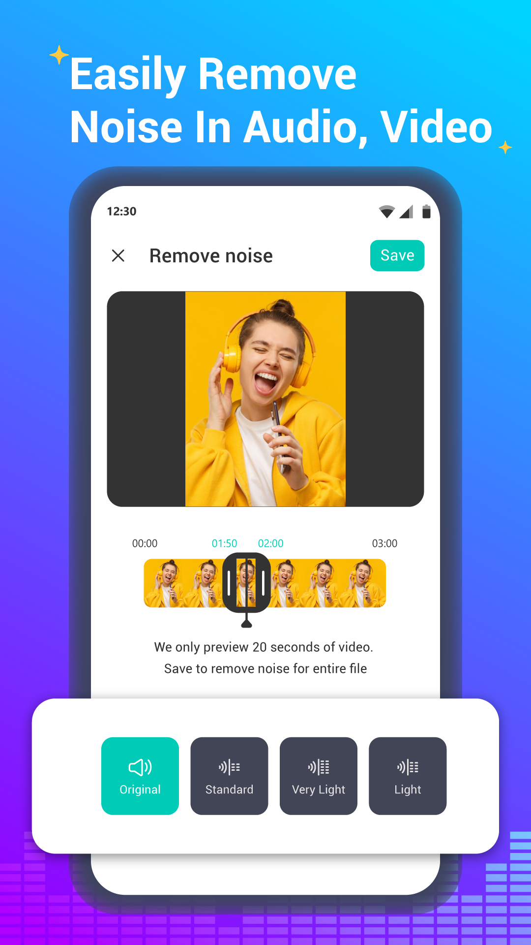 اسکرین شات 4 برنامه Voice Changer - Audio Effects