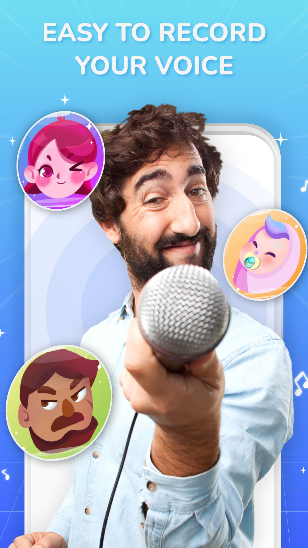 اسکرین شات 4 برنامه Voice Changer, Voice Effects