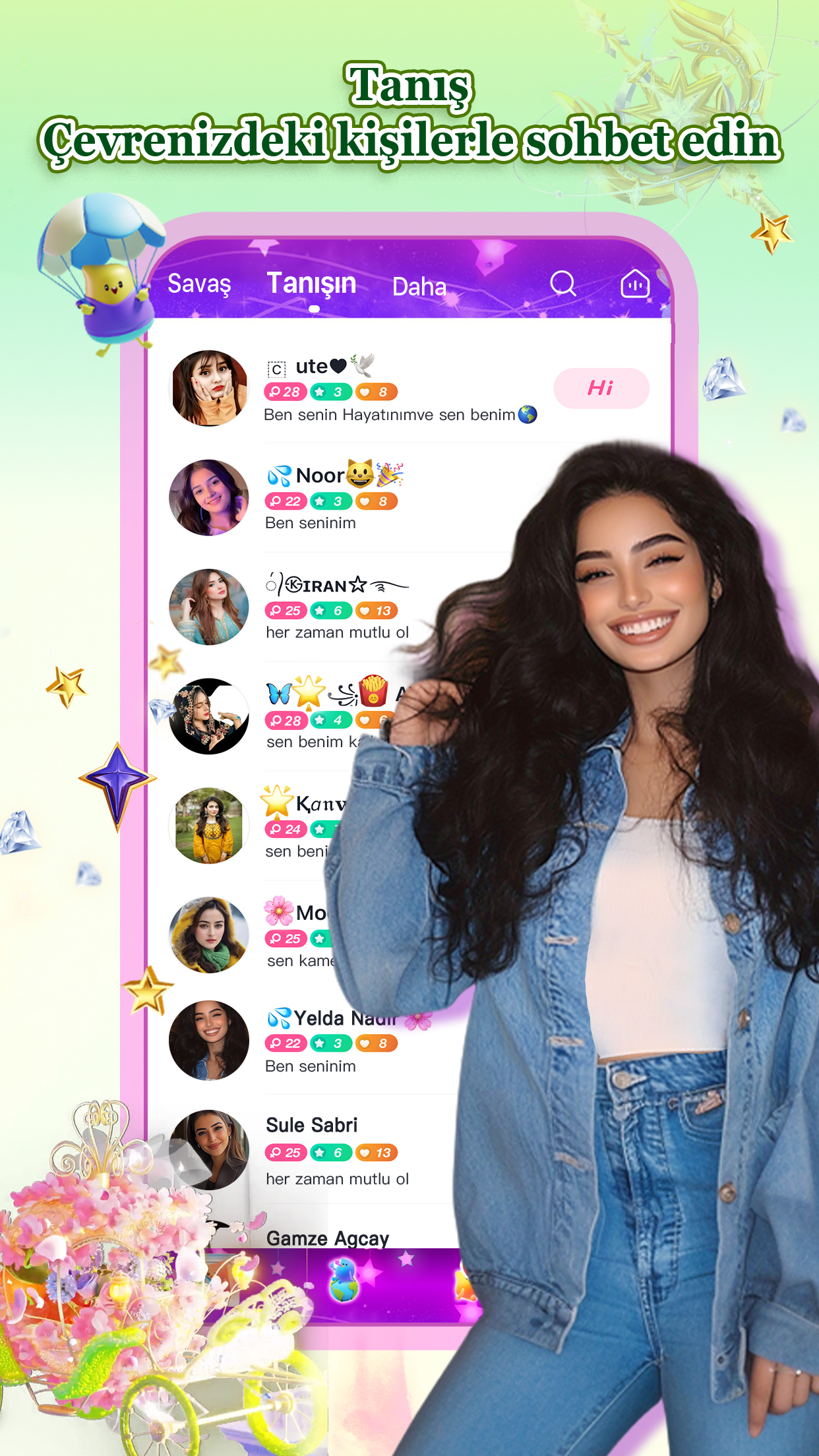 اسکرین شات 2 برنامه YoHo: Group Voice Chat Room