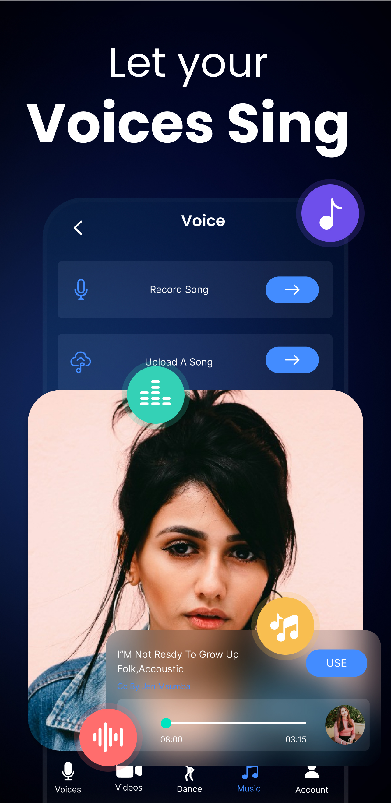 اسکرین شات 5 برنامه Voice & Face Cloning: Clony AI