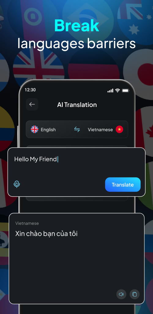 اسکرین شات 5 برنامه Voice Changer AI & Recorder
