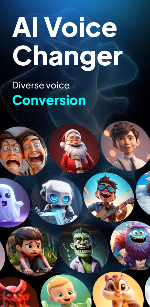اسکرین شات 1 برنامه Voice Changer AI & Recorder