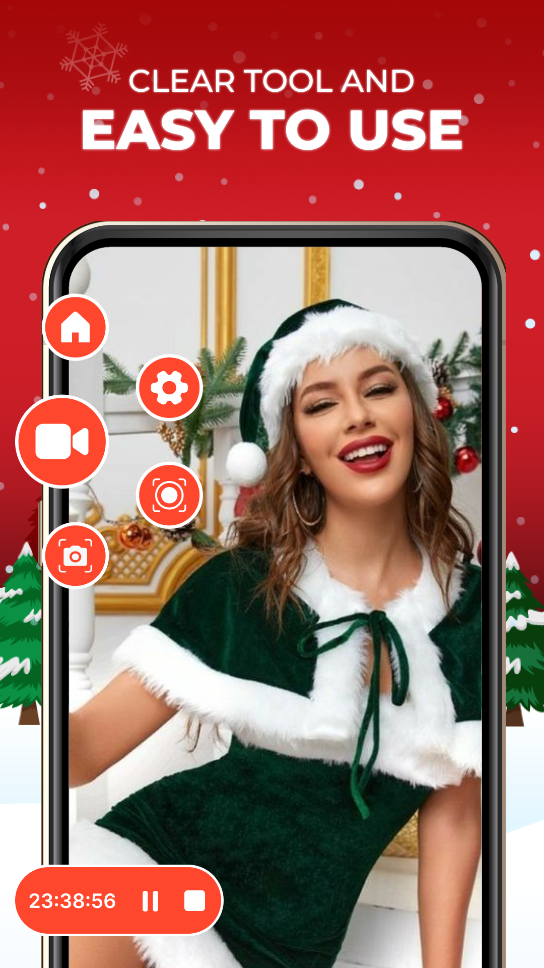 اسکرین شات 3 برنامه XVideo Recorder - Rec Screen