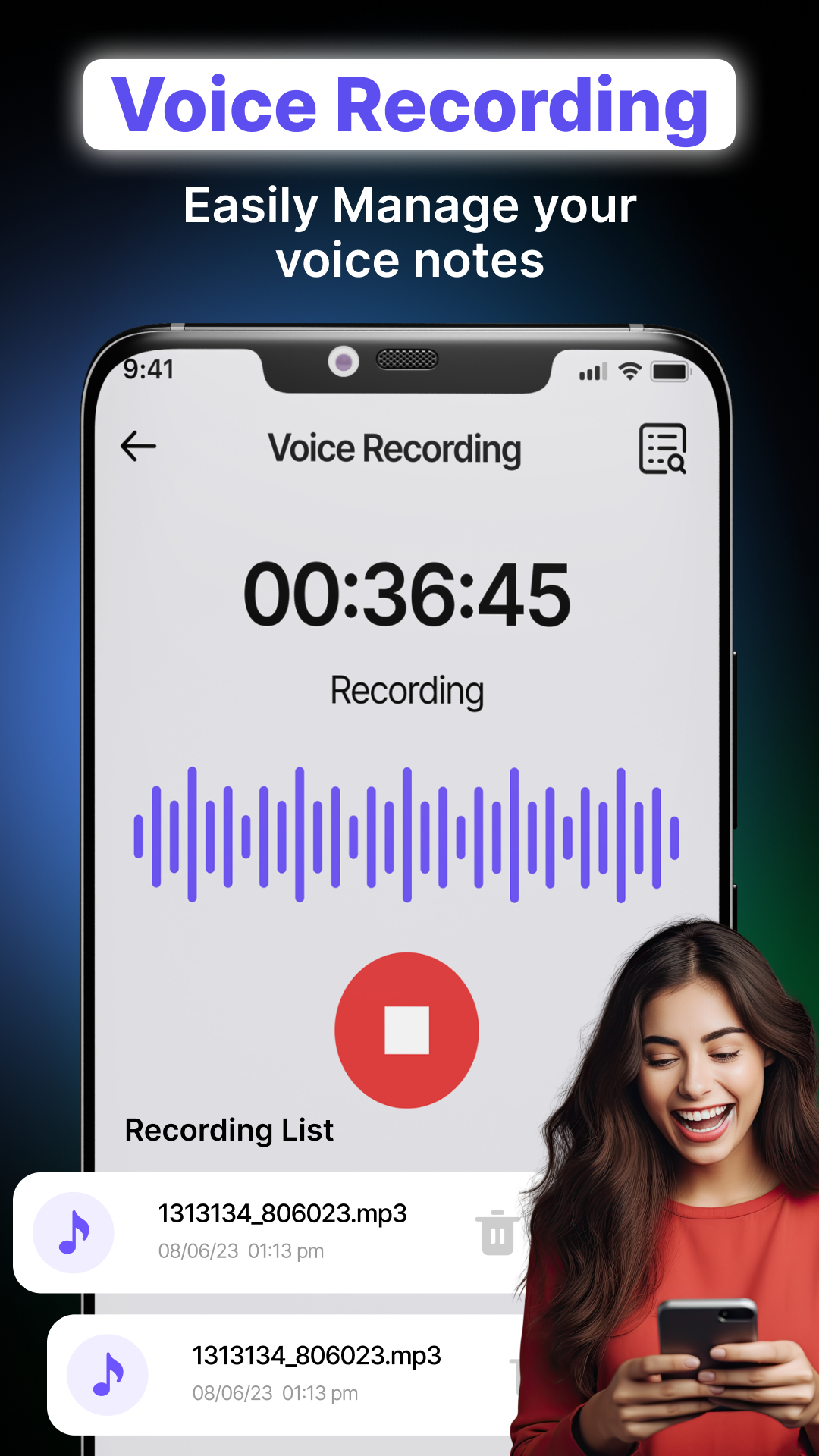 اسکرین شات 3 برنامه صدا به متن: با صدا بنویسید