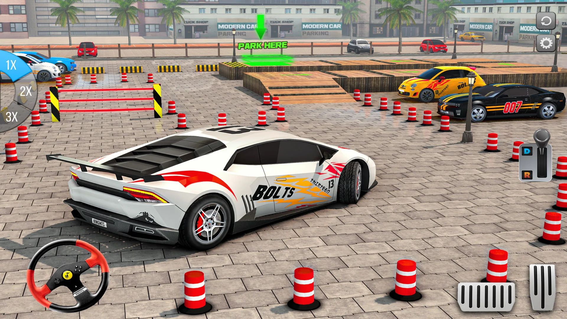 اسکرین شات 3 بازی Modern Car Parking: Car Game