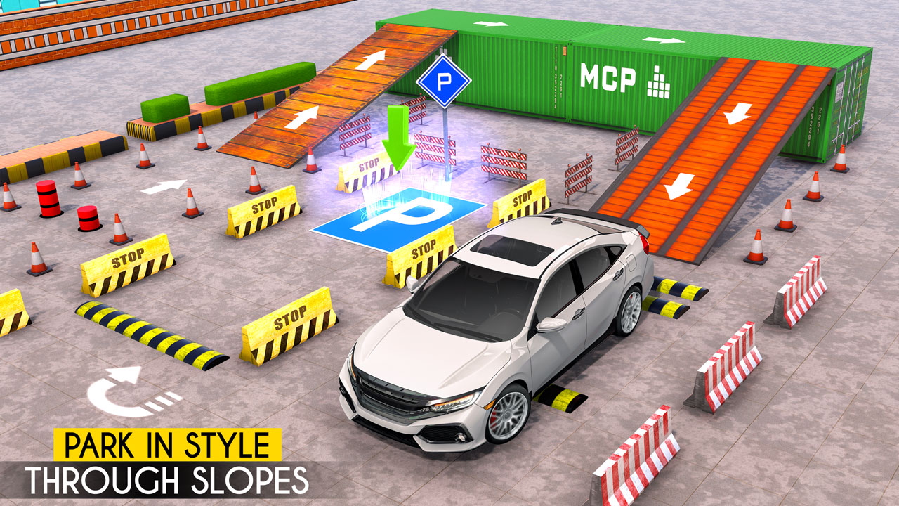 اسکرین شات 4 بازی Modern Car Parking: Car Game
