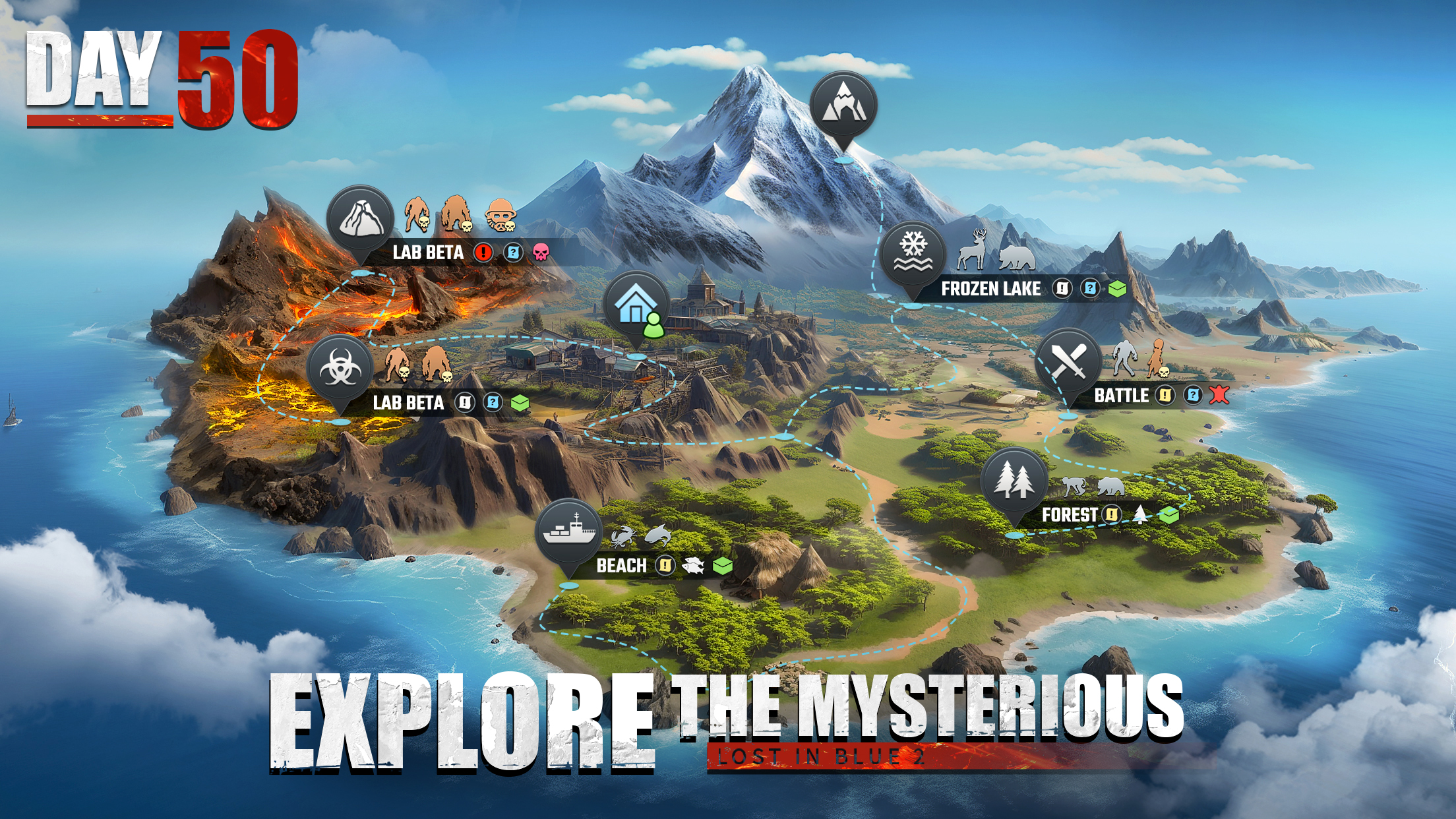 اسکرین شات 5 بازی LOST in Blue 2: Fate's Island