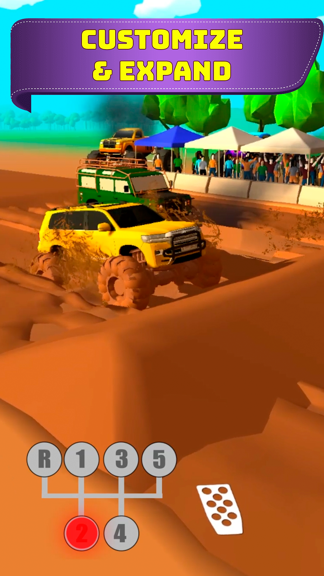 اسکرین شات 5 بازی Mud Racing: 4х4 Off-Road