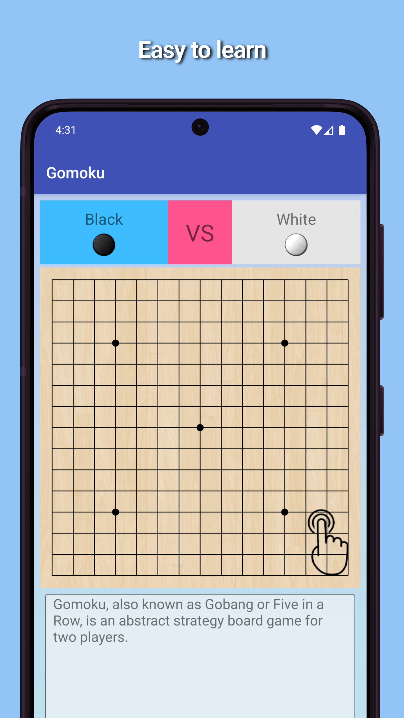 اسکرین شات 7 بازی Gomoku - 2 player Tic Tac Toe