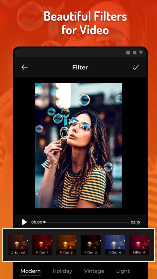 اسکرین شات 3 برنامه Trim Video & Crop Video