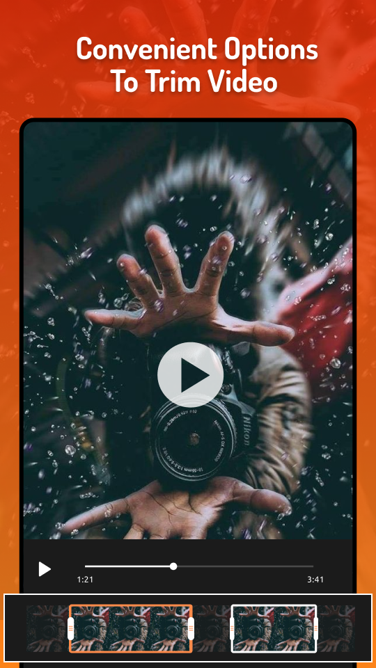 اسکرین شات 2 برنامه Trim Video & Crop Video