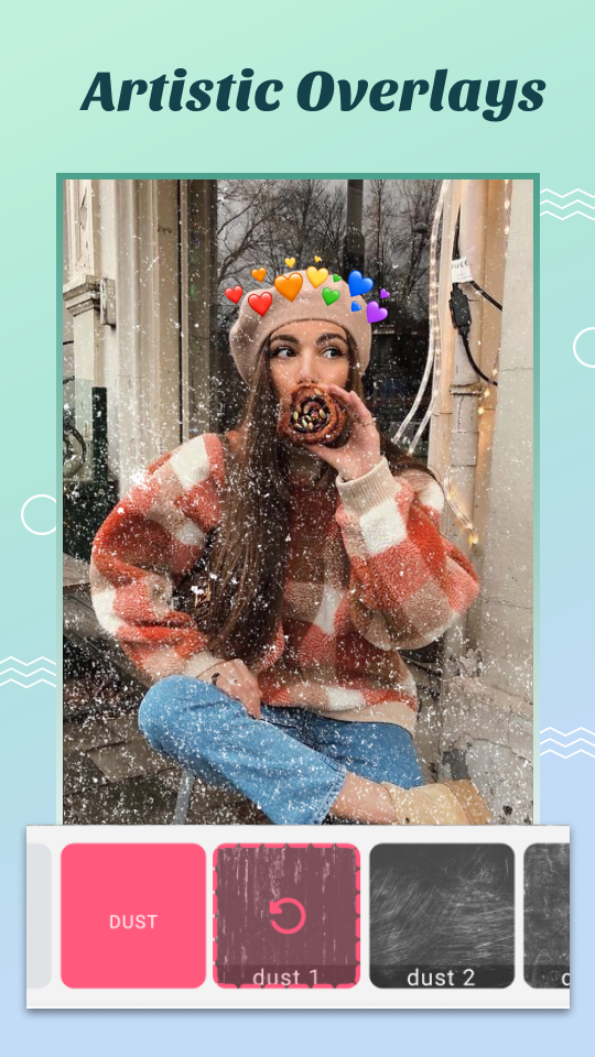 اسکرین شات 6 برنامه Crown Heart Photo Editor