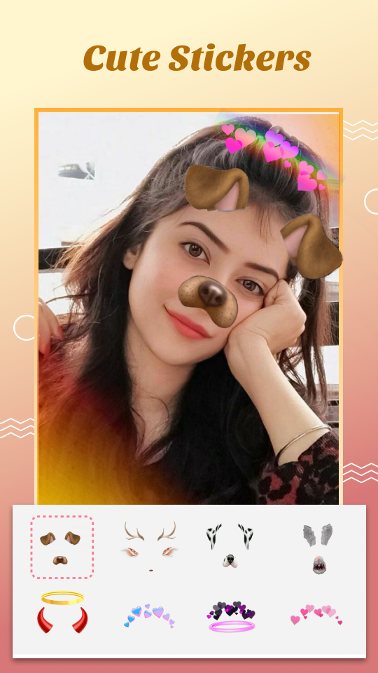 اسکرین شات 4 برنامه Crown Heart Photo Editor
