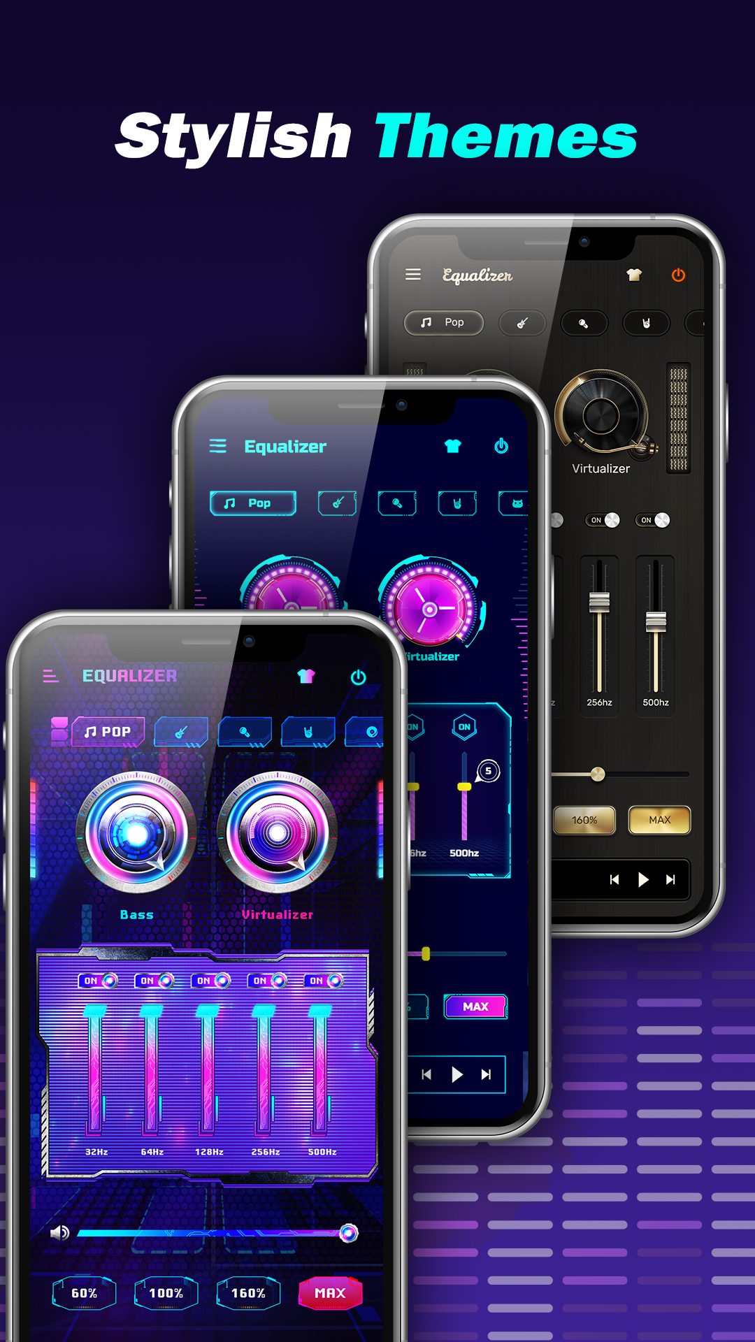 اسکرین شات 4 برنامه Bass Volume Booster-Equalizer