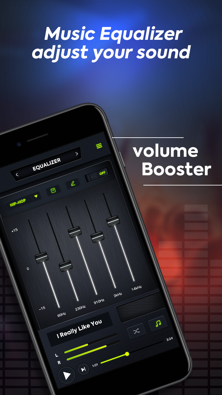 اسکرین شات 3 برنامه Volume Booster - Music Player