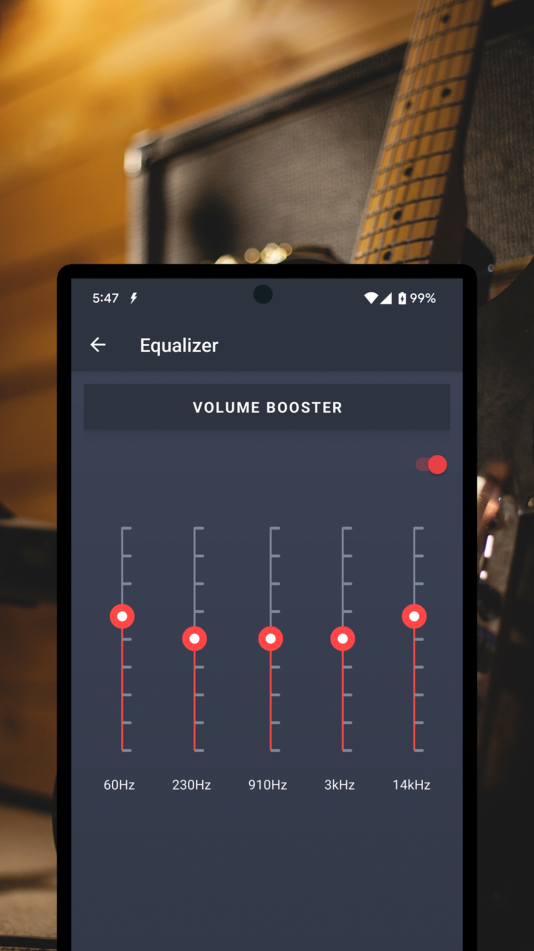 اسکرین شات 4 برنامه Volume Booster : Sound Booster