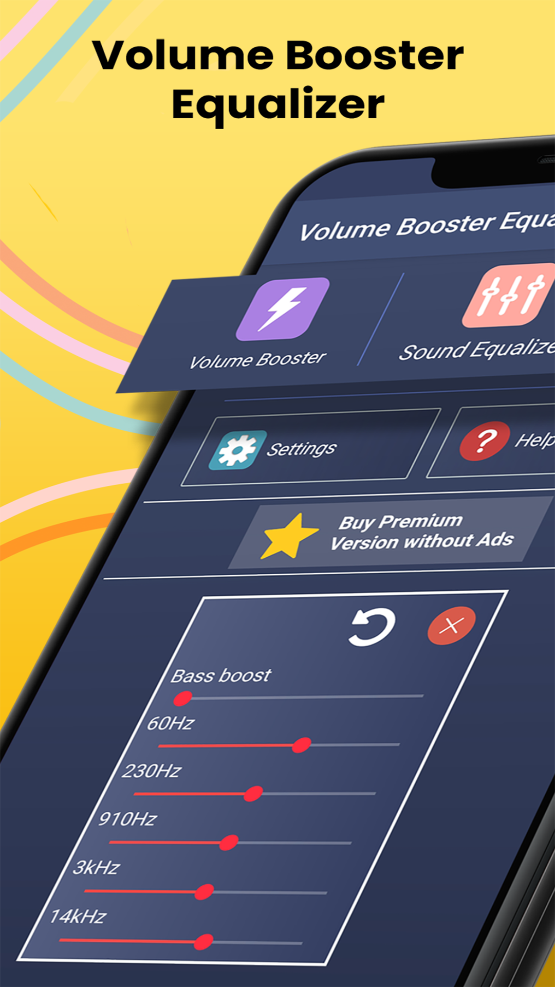 اسکرین شات 1 برنامه Volume Booster Equalizer