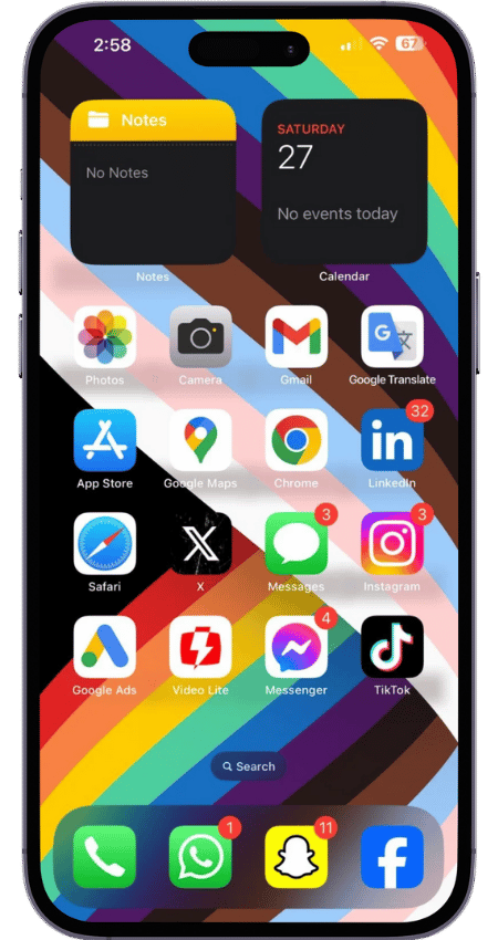 اسکرین شات 3 برنامه iPhne 13 Pro Max Launcher