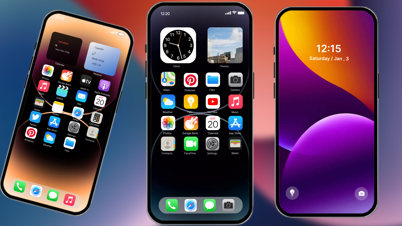 اسکرین شات 4 برنامه iPhone 14 Themes & Launcher
