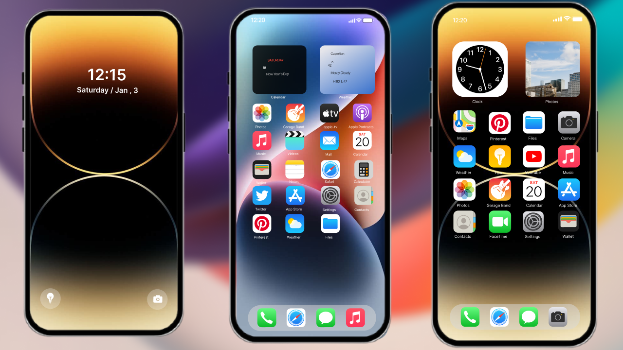 اسکرین شات 5 برنامه iPhone 14 Themes & Launcher
