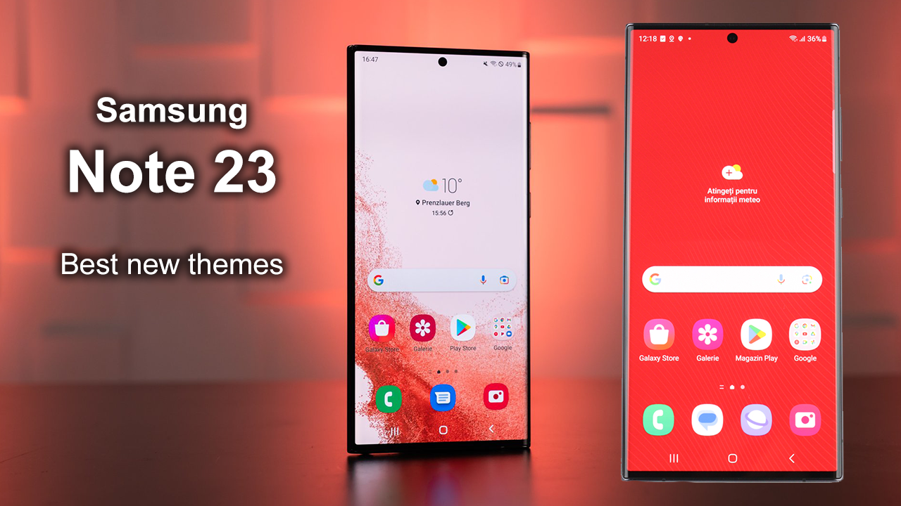 اسکرین شات 2 برنامه Samsung Note 23 Launcher Theme