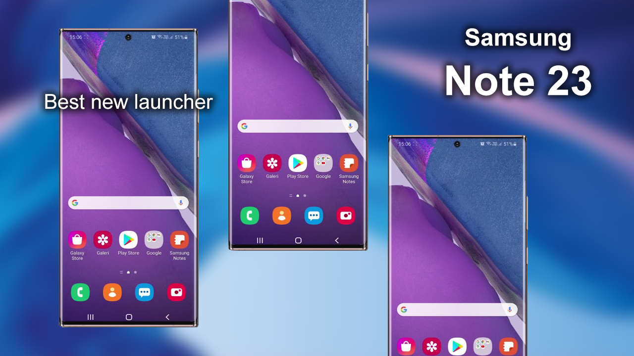 اسکرین شات 3 برنامه Samsung Note 23 Launcher Theme