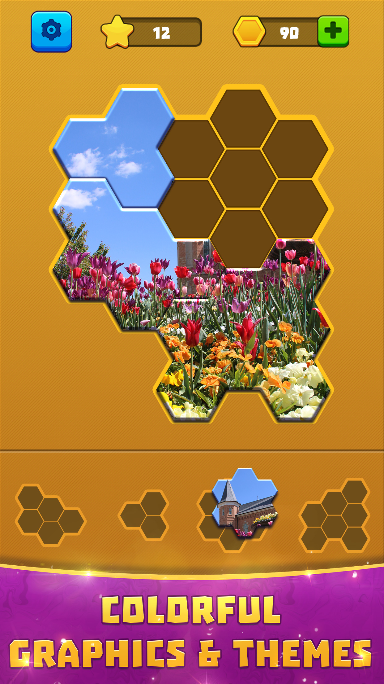 اسکرین شات 4 بازی Hex Block Jigsaw