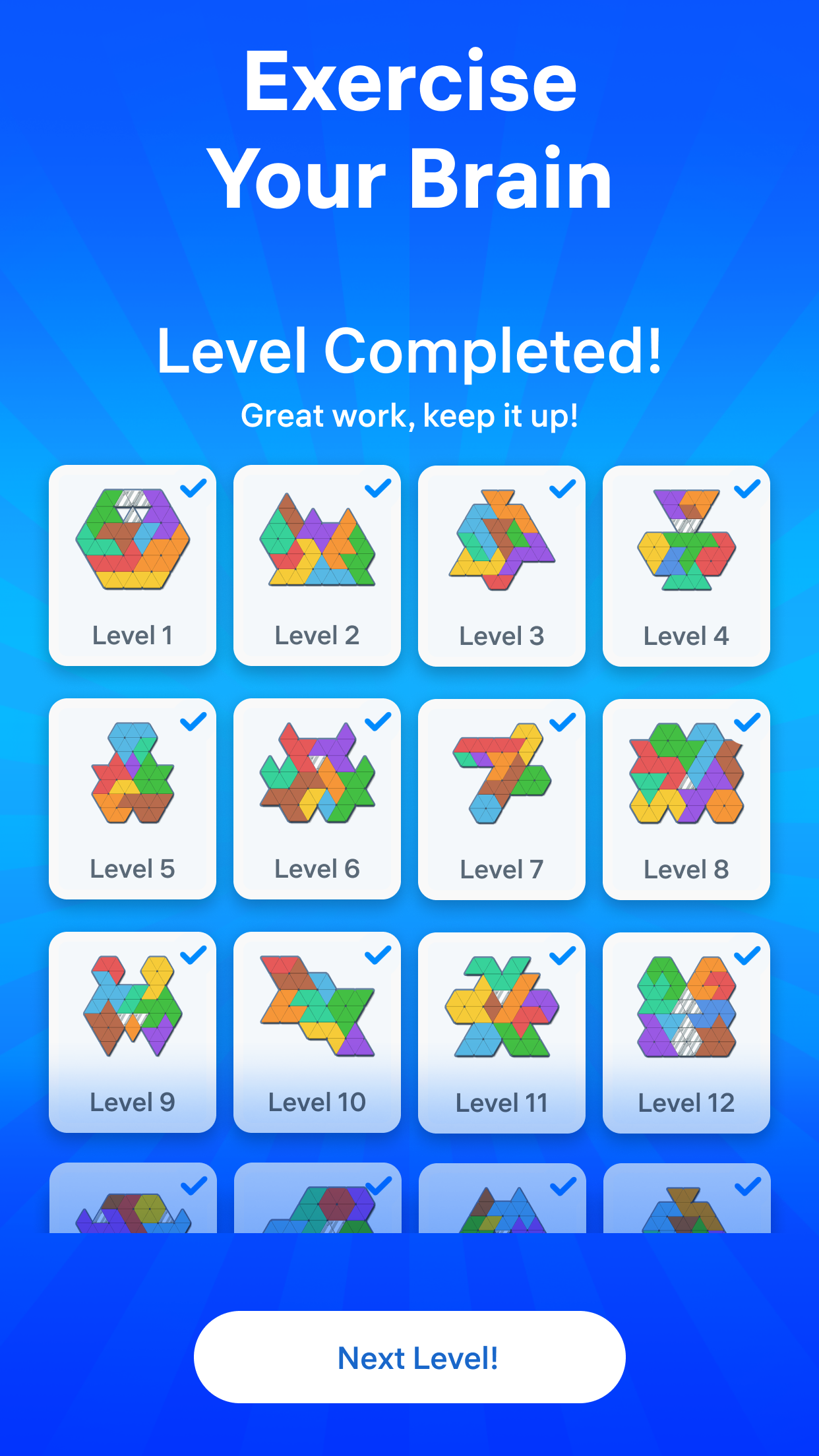 اسکرین شات 5 بازی Triangle Tangram: Block Puzzle