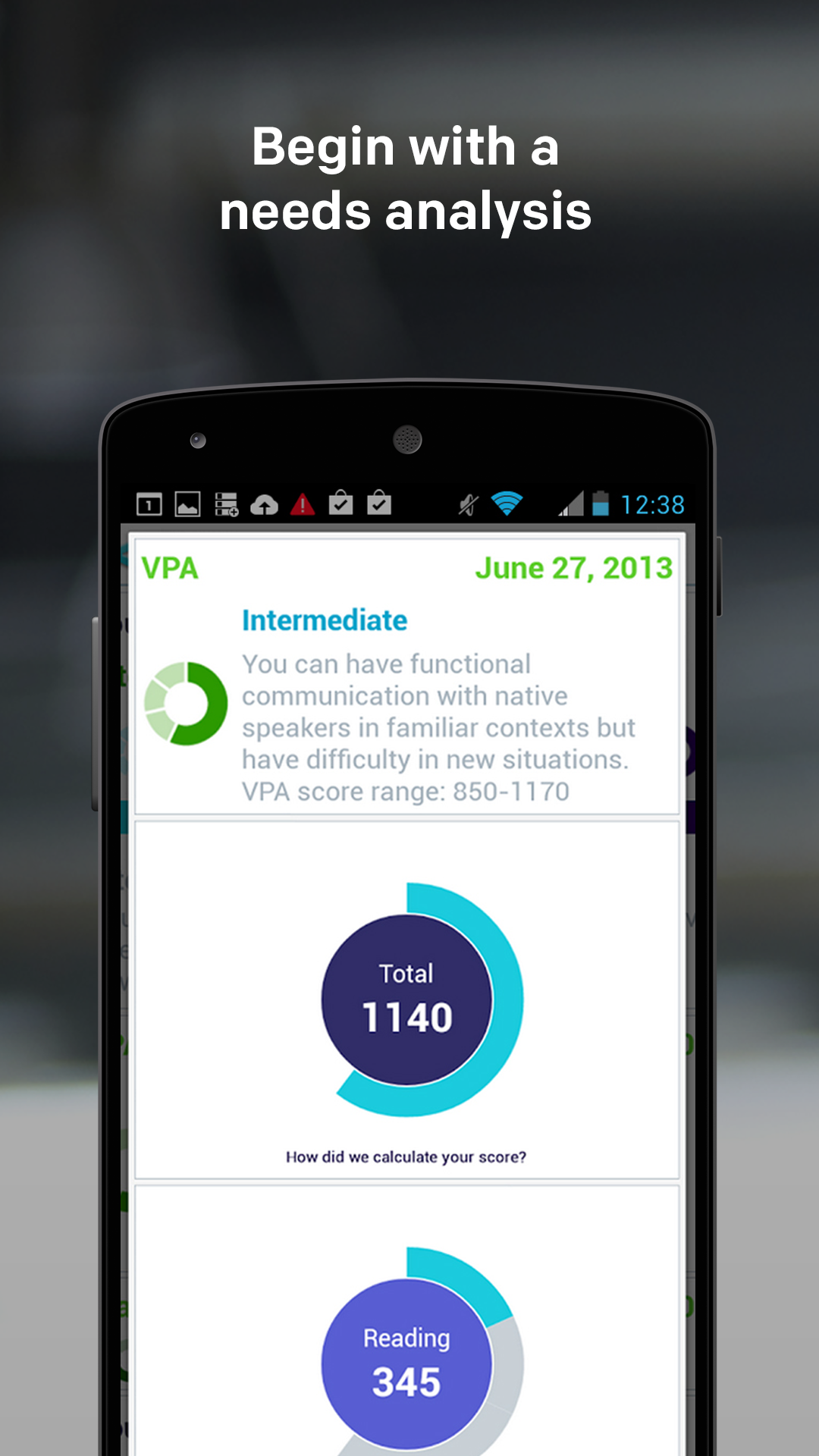 اسکرین شات 1 برنامه Learn English - Voxy