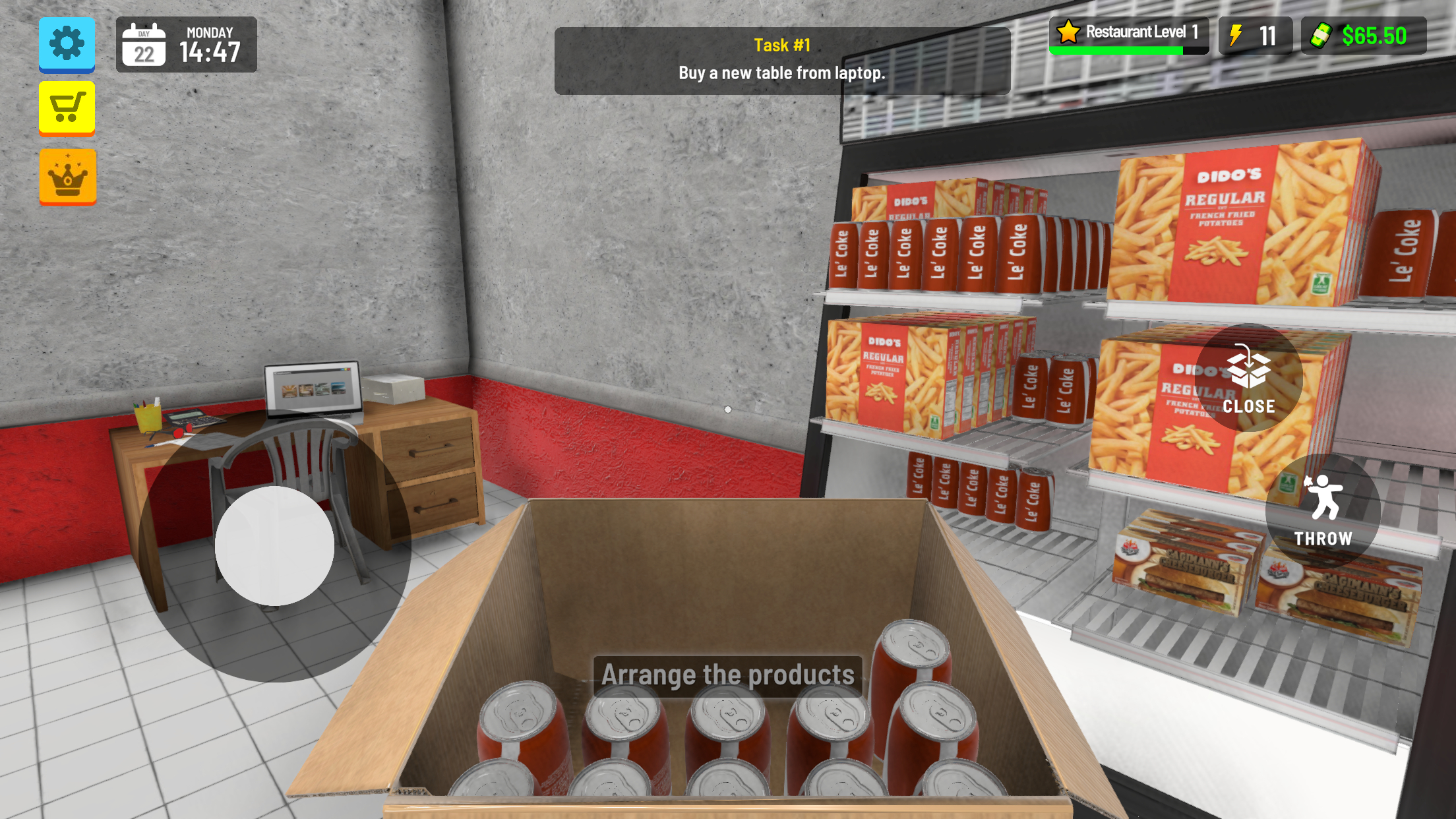 اسکرین شات 2 بازی Burger Station Simulator 3D!