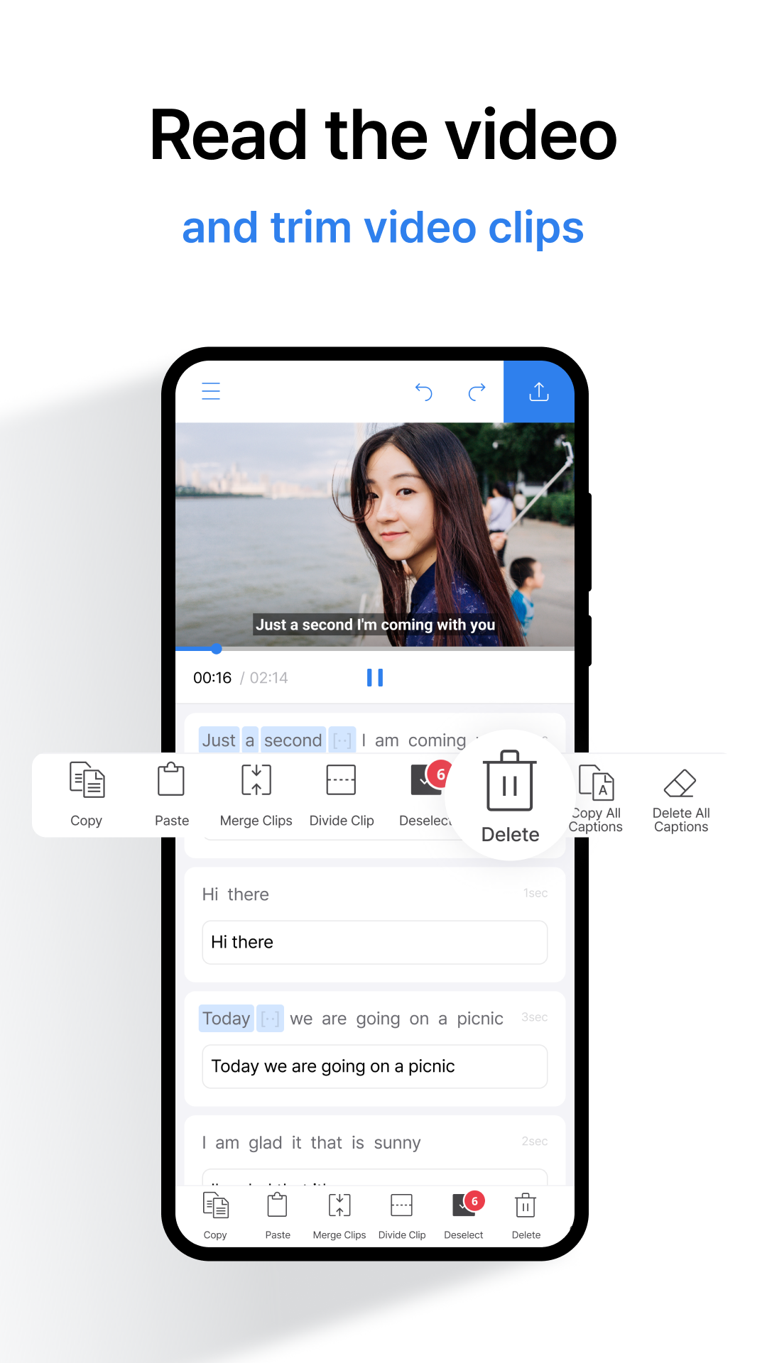 اسکرین شات 2 برنامه Vrew - AI Video Editor & Maker