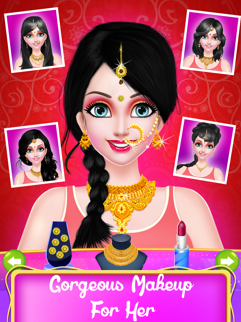 اسکرین شات 4 بازی Indian Girl Makeover - Wedding
