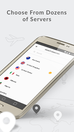 اسکرین شات 2 برنامه VPN in Touch, Unlimited Proxy