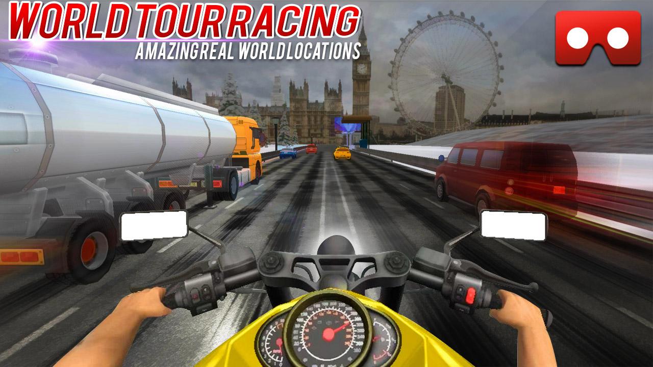 اسکرین شات 1 بازی VR Real bike game VR Racer 360