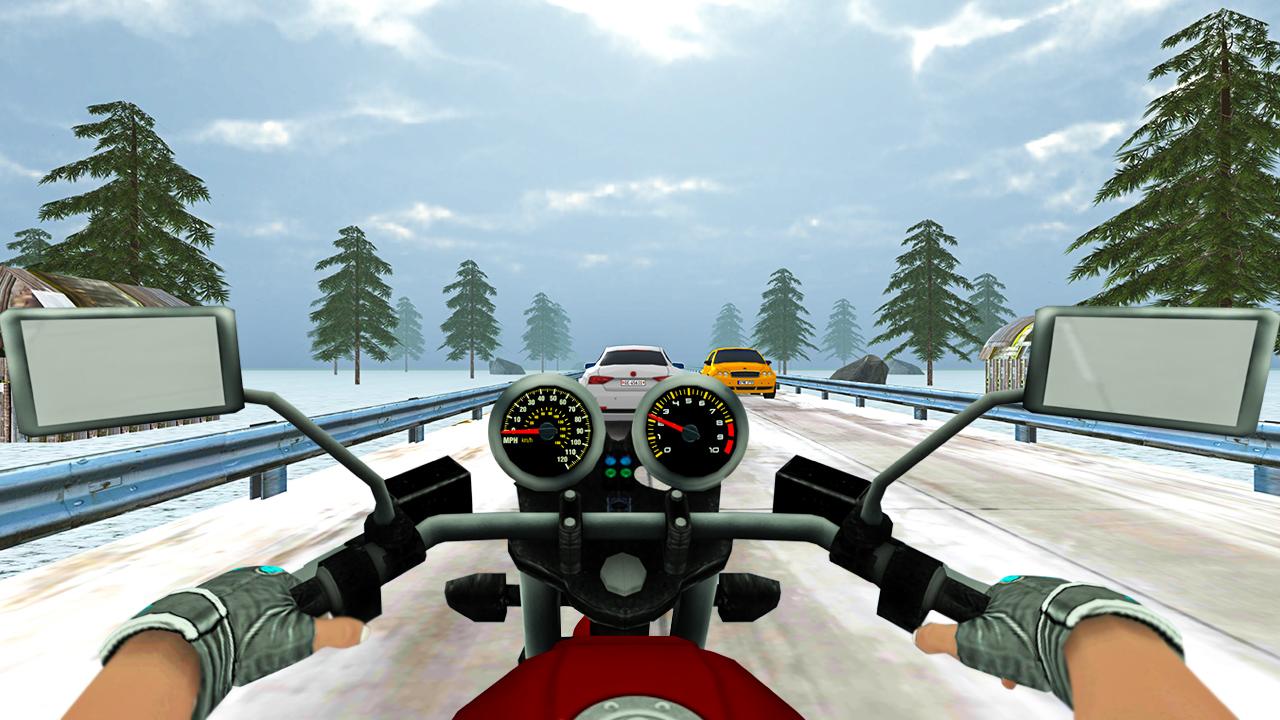 اسکرین شات 7 بازی VR Highway Traffic Bike Racer