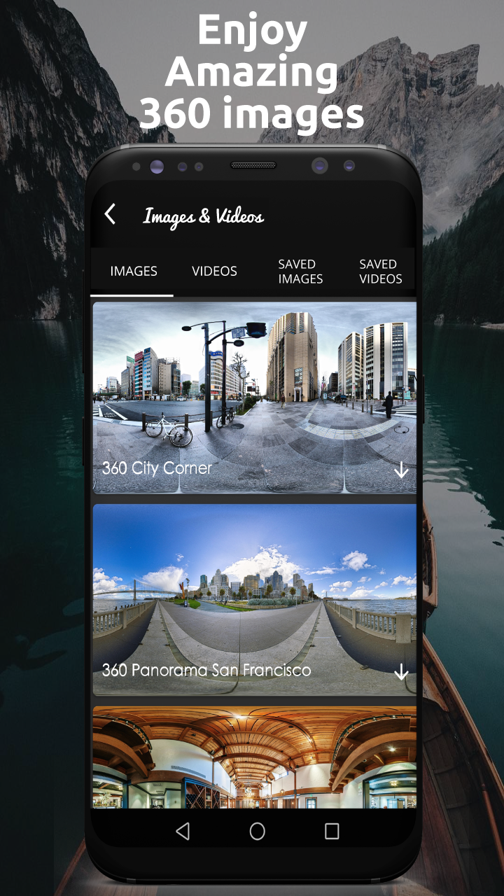 اسکرین شات 4 برنامه VR Player Vr Videos 360 Videos