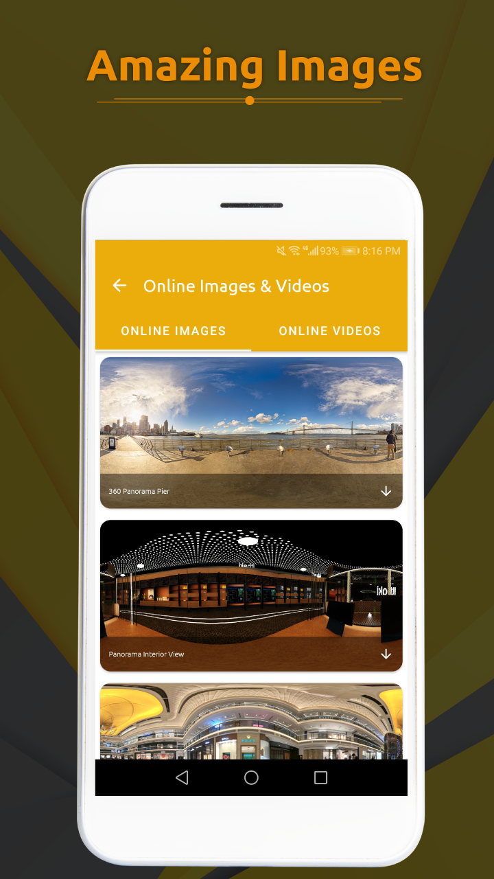 اسکرین شات 4 برنامه VR Player VR videos and 360 vi