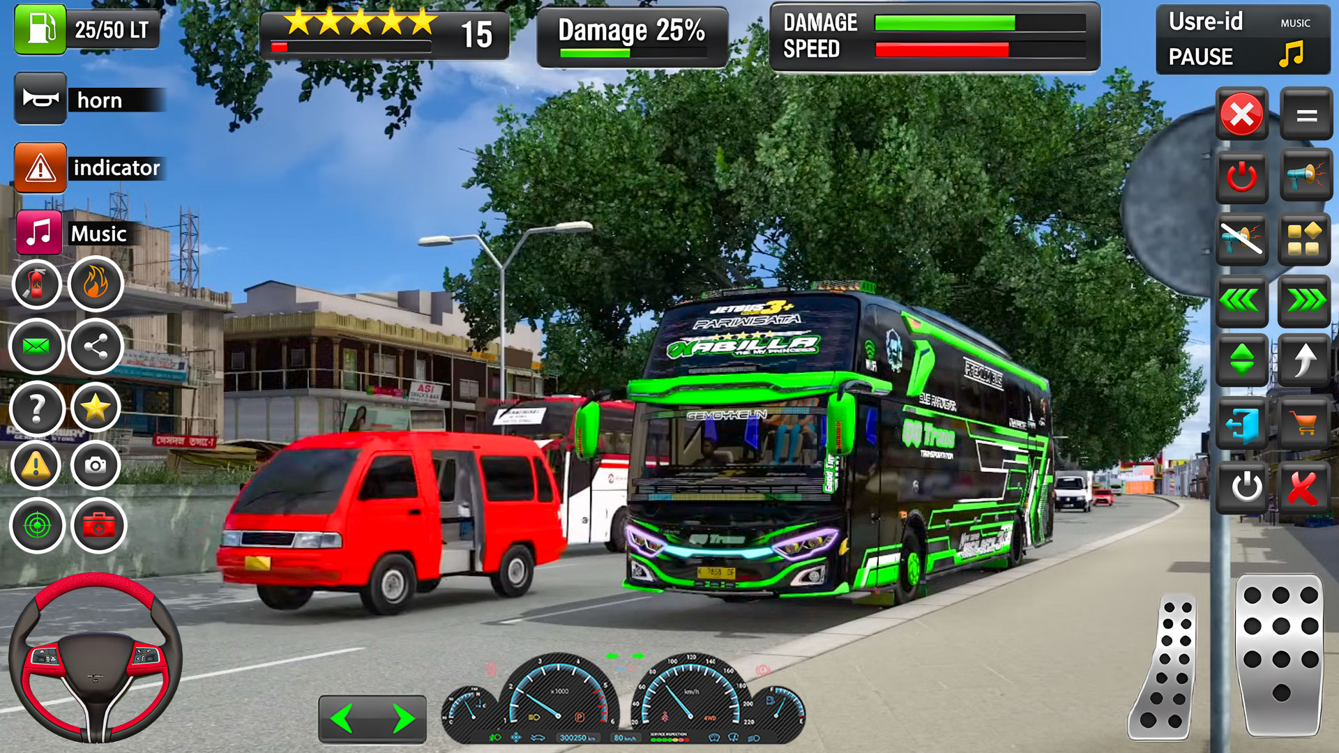 اسکرین شات 1 بازی Coach Tourist Bus City Driving